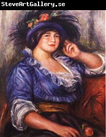 Auguste renoir Young Girl with a Rose